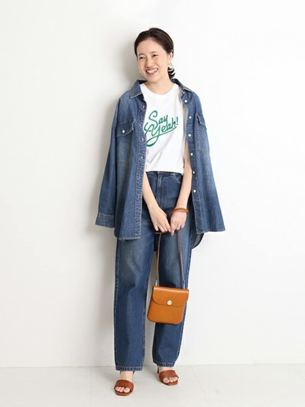 なお　LE DENIM BIGシャツ◆新品未使用タグ付き SLOBE IENA - 新品☆スローブイエナ【SLOBE IENA】LE DENIM BIGシャツ