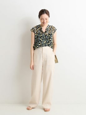 「SLOBE citron.（スローブシトロン）のアイテム」を使った、Sallyさん（レディース・162cm）の春コーディネート