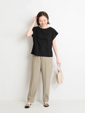 「SLOBE IENA（スローブイエナ）のアイテム」を使った、Sallyさん（レディース・162cm）の春コーディネート