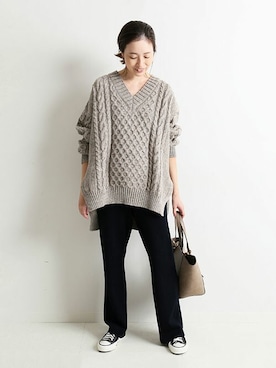 Sallyさん（レディース・162cm）の秋コーディネート