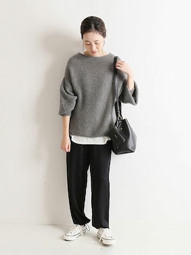 Sallyさん（レディース・162cm）の秋コーディネート