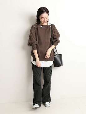 Sallyさん（レディース・162cm）の秋コーディネート