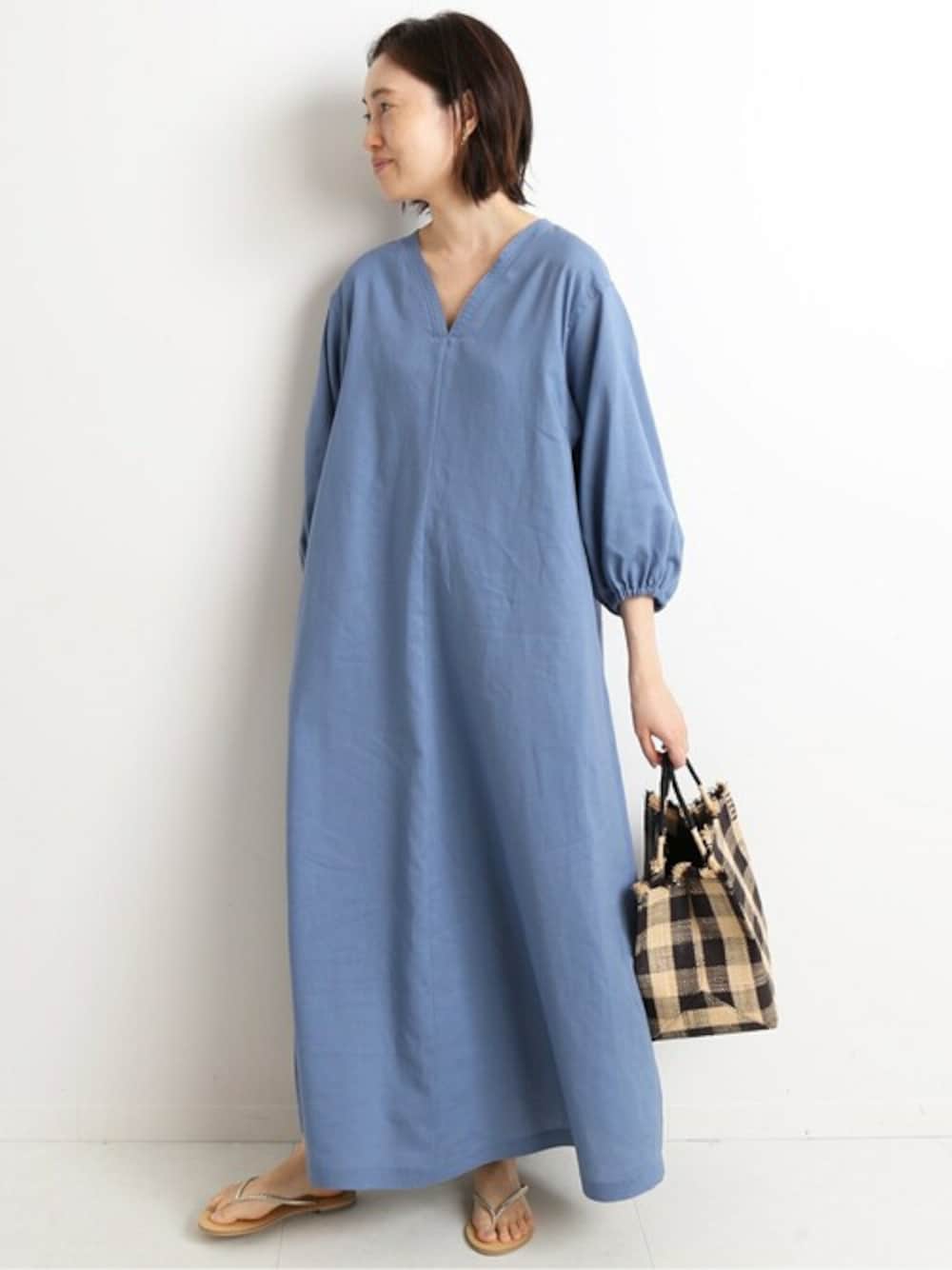 SLOBE IENA（スローブイエナ）の「SLOBE ラフィアスクエアハンドバッグ