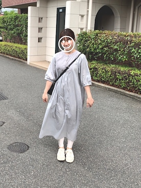 「Agreable（アグレアーブル）のアイテム」を使った、ゆっこさん（レディース・152cm）の夏コーディネート