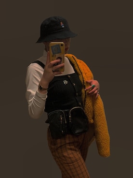 「CRANK（クランク）のアイテム（その他アウター）」を使った、tomomiさん（レディース・162cm）の夏コーディネート