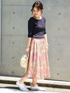 Mizuki＊さん（レディース・160cm）の春コーディネート