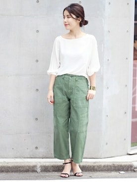 Mizuki＊さん（レディース・160cm）の夏コーディネート