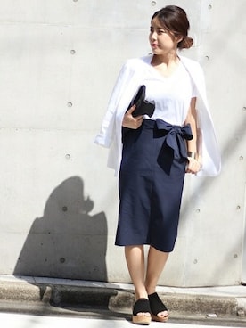 Mizuki＊さん（レディース・160cm）の夏コーディネート