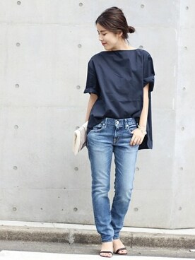 Mizuki*さん(レディース・160cm)の夏コーディネート