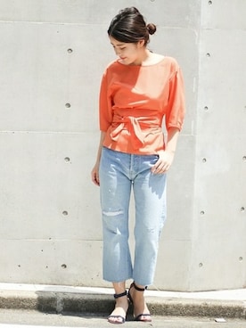 Mizuki*さん(レディース・160cm)の夏コーディネート