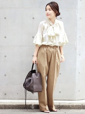 「CELLAR DOOR（セラドール）のアイテム」を使った、Mizuki＊さん（レディース・160cm）の夏コーディネート