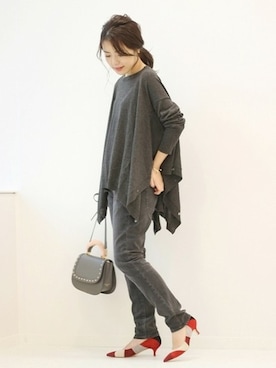 「Spick & Span（スピックアンドスパン）のアイテム（パンツ）」を使った、Mizuki＊さん（レディース・160cm）の秋コーディネート