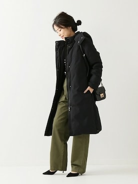 「Spick & Span（スピックアンドスパン）のアイテム（ダウンジャケット/コート）」を使った、Mizuki＊さん（レディース・160cm）の秋コーディネート