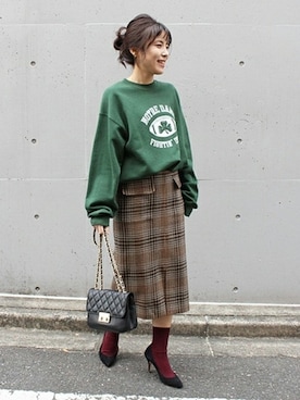 Mizuki＊さん（レディース・160cm）の秋コーディネート