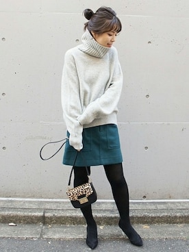 Mizuki＊さん（レディース・160cm）の秋コーディネート