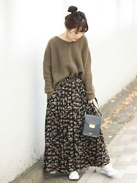 Mizuki＊さん（レディース・160cm）の冬コーディネート