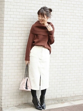 Mizuki＊さん（レディース・160cm）の冬コーディネート