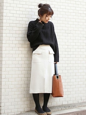 Mizuki＊さん（レディース・160cm）の冬コーディネート