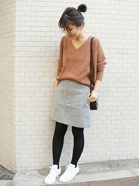 Mizuki＊さん（レディース・160cm）の冬コーディネート