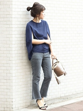 「FRAMeWORK（フレームワーク）のアイテム（トップス）」を使った、Mizuki＊さん（レディース・160cm）の冬コーディネート