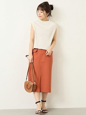 「Spick & Span（スピックアンドスパン）のアイテム（バッグ）」を使った、Mizuki＊さん（レディース・160cm）の春コーディネート