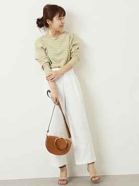 「Spick & Span（スピックアンドスパン）のアイテム（バッグ）」を使った、Mizuki＊さん（レディース・160cm）の春コーディネート