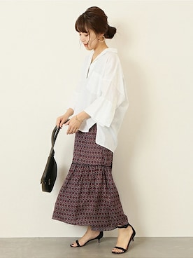 「Spick & Span（スピックアンドスパン）のアイテム（バッグ）」を使った、Mizuki＊さん（レディース・160cm）の春コーディネート