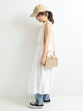 「Spick & Span（スピックアンドスパン）のアイテム（バッグ）」を使った、Mizuki＊さん（レディース・160cm）の春コーディネート