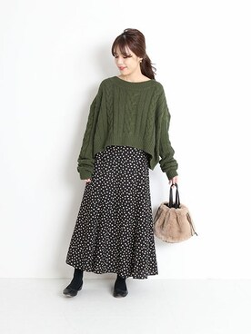 Mizuki＊さん（レディース・160cm）の秋コーディネート