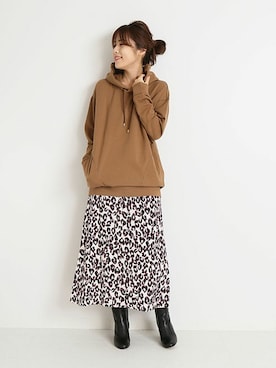 「Spick & Span（スピックアンドスパン）のアイテム（パーカー）」を使った、Mizuki＊さん（レディース・160cm）の秋コーディネート