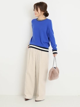 「manipuri（マニプリ）のアイテム」を使った、Mizuki＊さん（レディース・160cm）の秋コーディネート