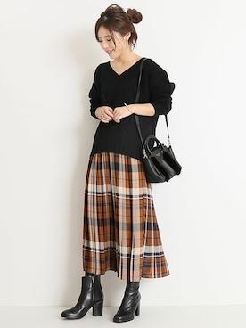 Mizuki＊さん（レディース・160cm）の秋コーディネート