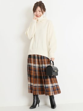 Mizuki＊さん（レディース・160cm）の冬コーディネート