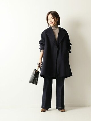 Spick & Span（スピックアンドスパン）の「Wフェイスルーズコート