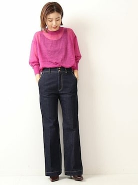 「Spick & Span（スピックアンドスパン）のアイテム（ニット/セーター）」を使った、Mizuki＊さん（レディース・160cm）の秋コーディネート