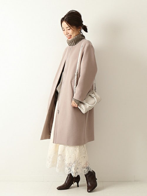 Spick & Span（スピックアンドスパン）の「フロントZIPカラーレス