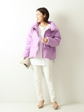 「Spick & Span（スピックアンドスパン）のアイテム（パンツ）」を使った、Mizuki＊さん（レディース・160cm）の冬コーディネート