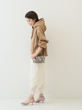 「Spick & Span（スピックアンドスパン）のアイテム（バッグ）」を使った、Mizuki＊さん（レディース・160cm）の冬コーディネート