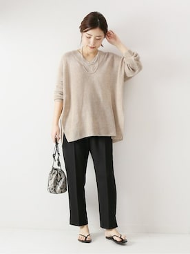 「Spick & Span（スピックアンドスパン）のアイテム（バッグ）」を使った、Mizuki＊さん（レディース・160cm）の春コーディネート