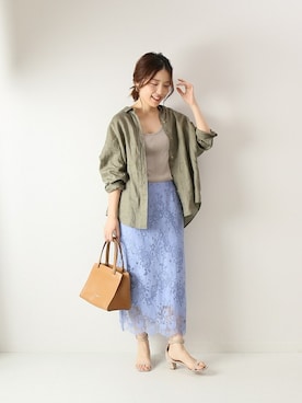 「Spick & Span（スピックアンドスパン）のアイテム（サンダル）」を使った、Mizuki＊さん（レディース・160cm）の春コーディネート