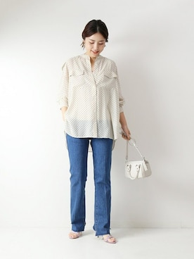 「Spick & Span（スピックアンドスパン）のアイテム（サンダル）」を使った、Mizuki＊さん（レディース・160cm）の春コーディネート