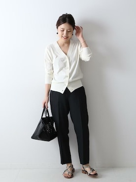 「Pertini（ペルティニ）のアイテム」を使った、Mizuki＊さん（レディース・160cm）の夏コーディネート