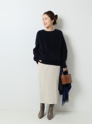 Spick&Span スピックアンドスパン FURKNITクループルオーバー Spick & Span（スピックアンドスパン）の「FURKNITクループルオーバー