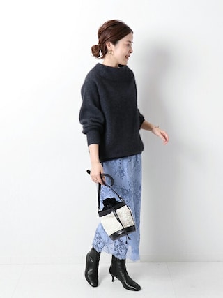 Spick & Span（スピックアンドスパン）の「FURMIXアゼボトルネックプル