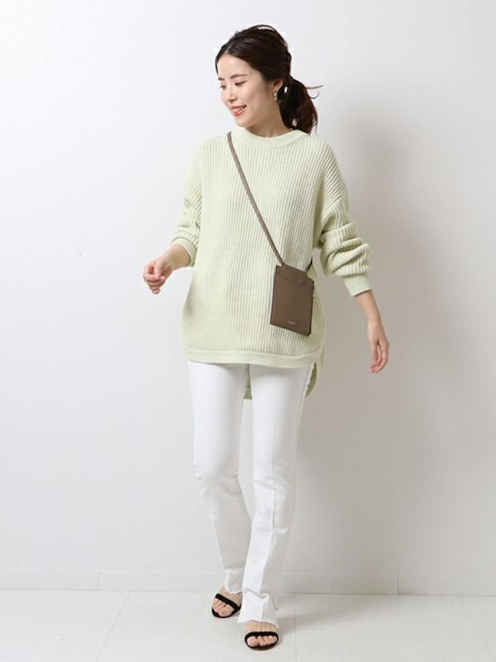 Spick & Span - spick&span ラウンドヘム畦プルオーバー　カラーニット　コットンニット Spick & Span（スピックアンドスパン）の「ラウンドヘム畦プルオーバー