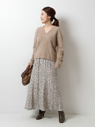 美品❣️INNUE ギャザービッグクラッチ　ブラック　ショルダーバッグ Spick & Span（スピックアンドスパン）の「【INNUE】 ギャザービッグ