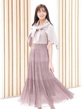 楊柳プリーツドッキングワンピースを使ったコーディネート一覧 Wear
