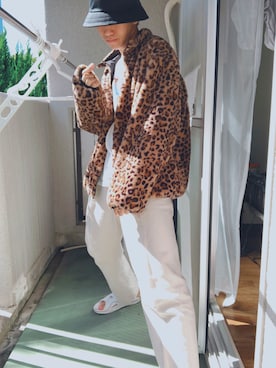 「niko and...（ニコアンド）のペインターデニムパンツ（デニムパンツ）」を使った、ちぇけさん（メンズ・176cm）の秋コーディネート