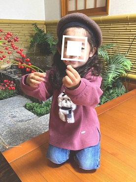 ☻*nikoさん（キッズ・90cm）の冬コーディネート