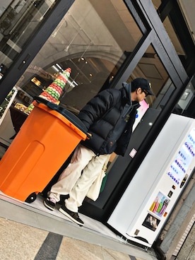 「GALLERY DEPT（ギャラリーデプト）のアイテム」を使った、HiRoさん（メンズ・171cm）の冬コーディネート